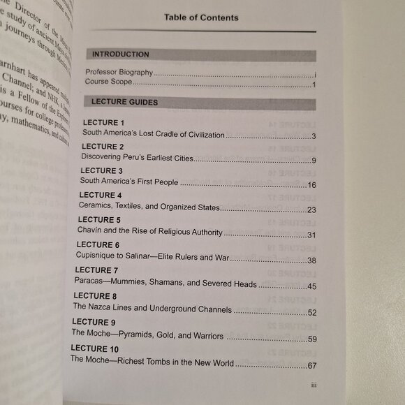 Lost Worlds Of South America Course Guidebook The Great Courses 2012 BOOK ONLY - Picture 7 of 7